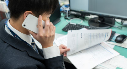 11:00 お客様の問い合わせ、ご依頼への対応